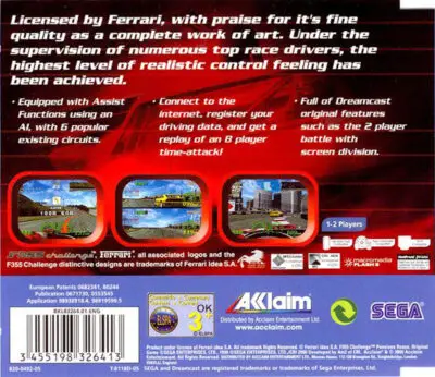 F355 Challenge Passione Rossa (1999)(Dreamcast) - Image 2