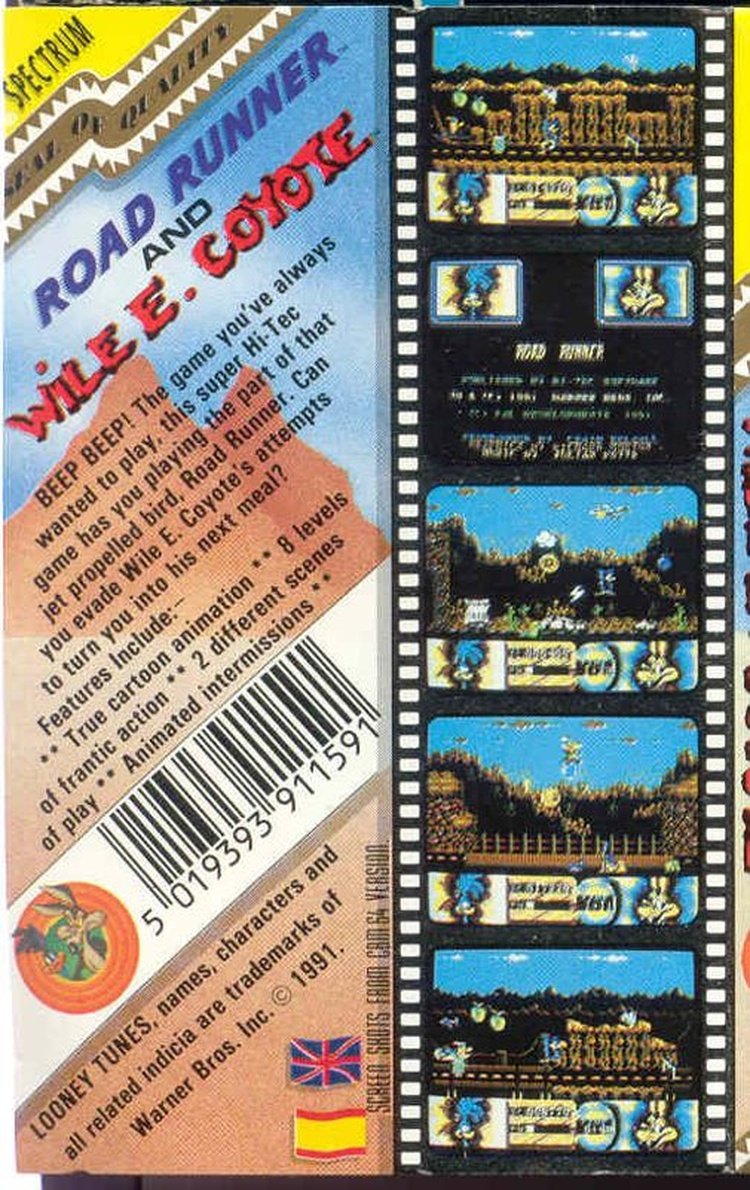 Road Runner and Wile E. Coyote (ZX Spectrum) - Image 2