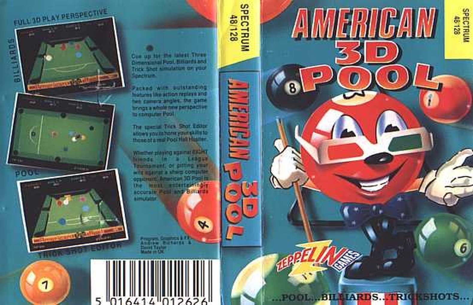 American 3D Pool (C64) - Image 3