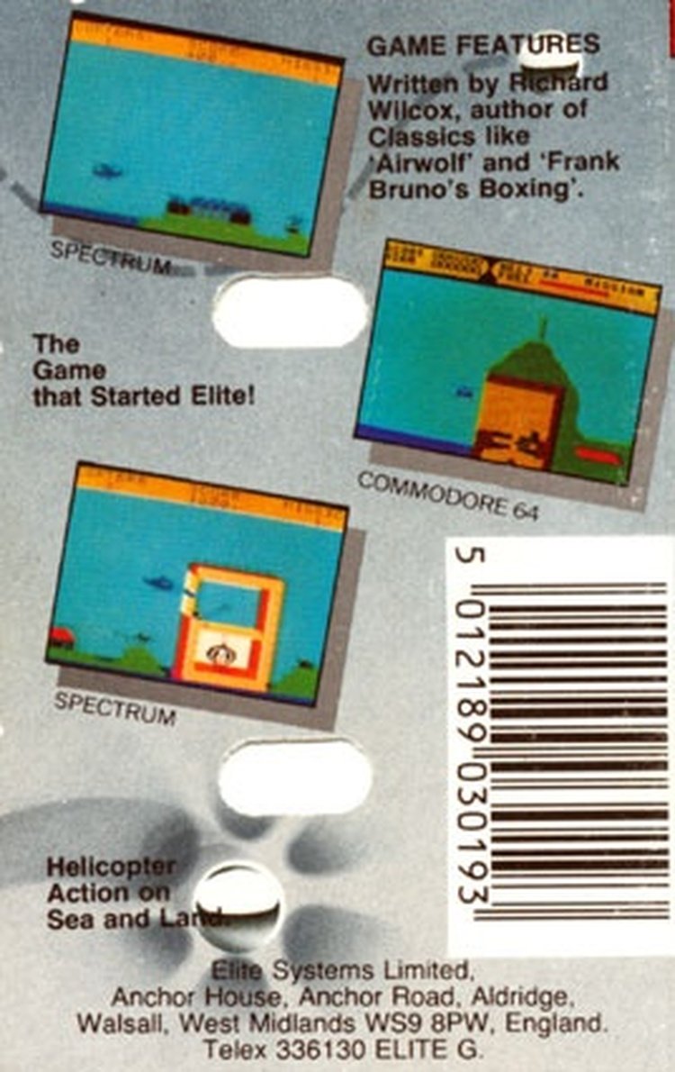 Blue Thunder (C64) - Image 2