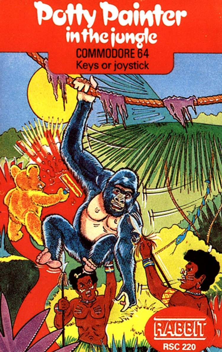 Potty Painter In The Jungle (C64)
