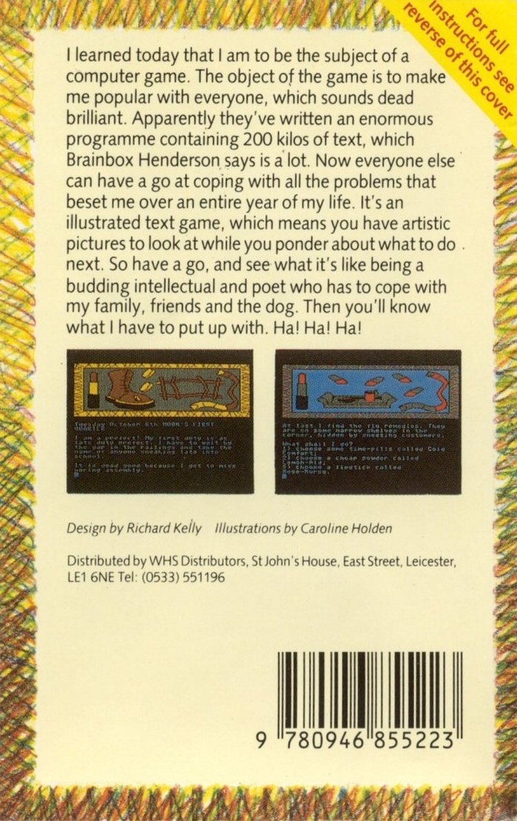 The Secret Diary Of Adrian Mole (C64) - Image 2