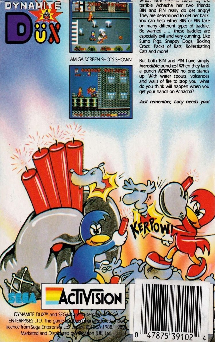 Dynamite Dux (Amstrad CPC 464) - Image 2