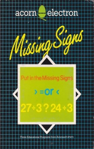 Missing Signs for the Acorn Electron (BBC/Electron)