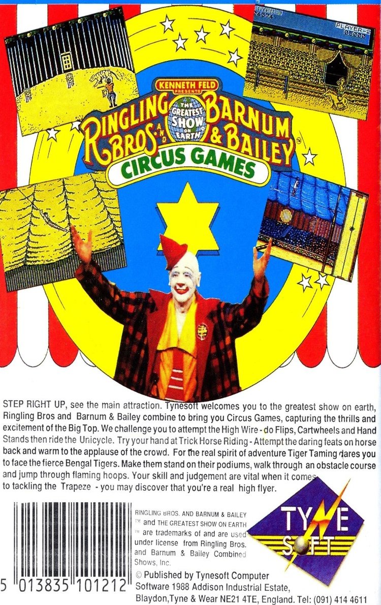 Ringling Brothers and Barnum & Bailey: Circus Games (BBC/Electron) - Image 2