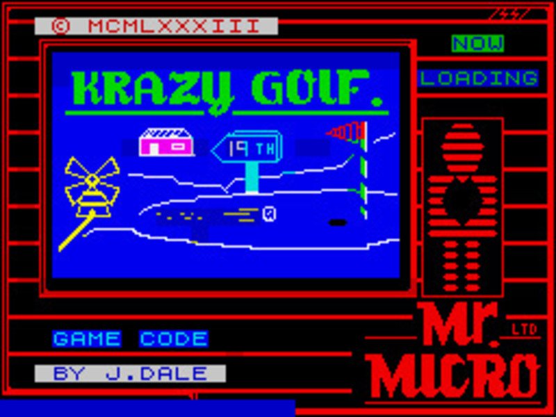 Crazy Golf (ZX Spectrum) - Image 3