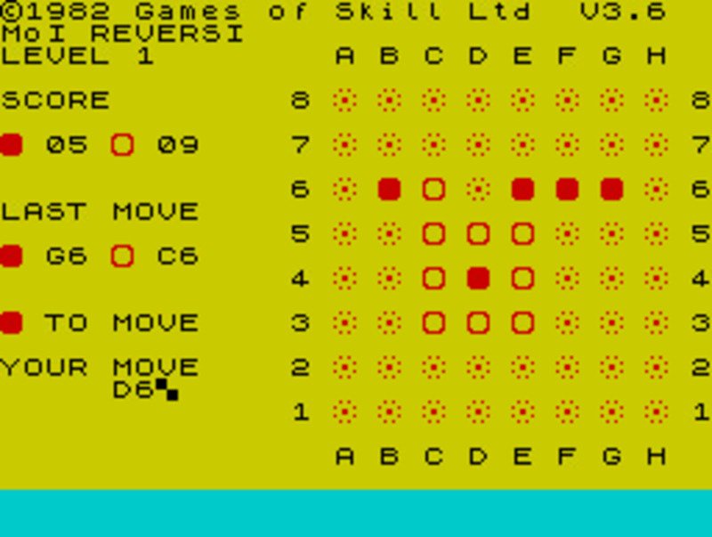 Reversi (ZX Spectrum) - Image 3
