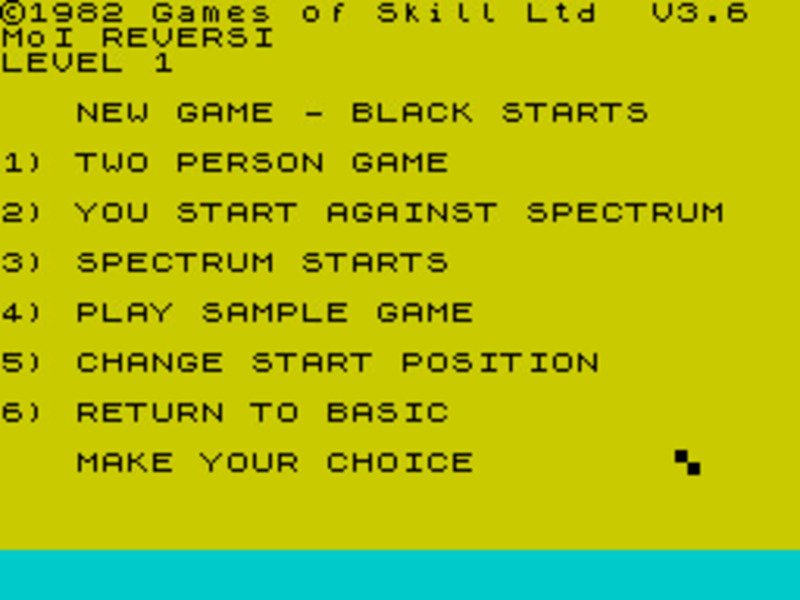 Reversi (ZX Spectrum) - Image 4