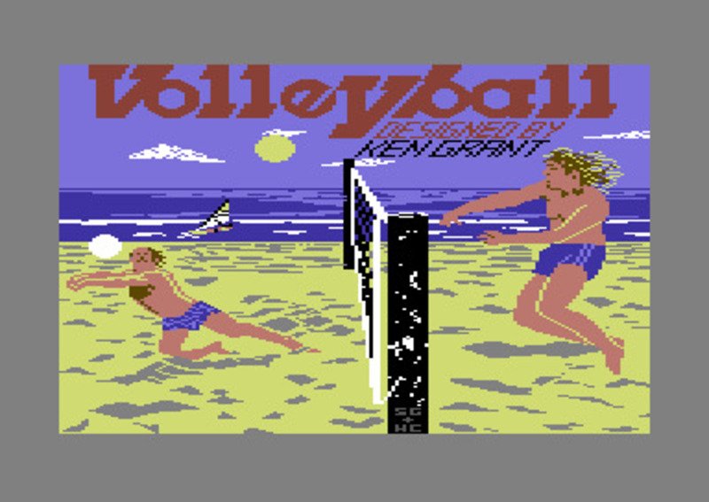 Bump, Set, Spike! Doubles Volleyball (C64) - Image 2