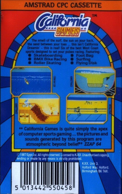California Games (Amstrad CPC464) - Image 2